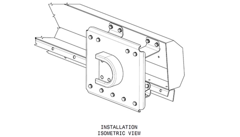 Figure 10 – Equipment Bracket Integrated Mounting Provisions