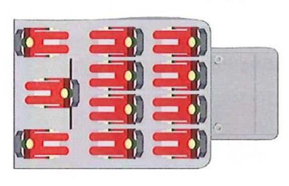 Observers Seat Installed Centrally